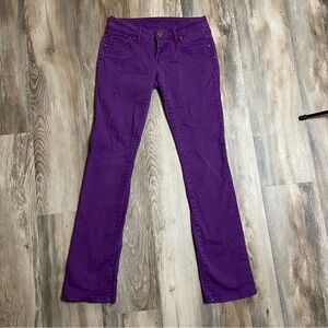 delia’s Straight Leg Purple Jeans SZ 5/6R